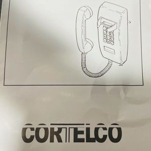 Cortelco Corded Wall Telephone